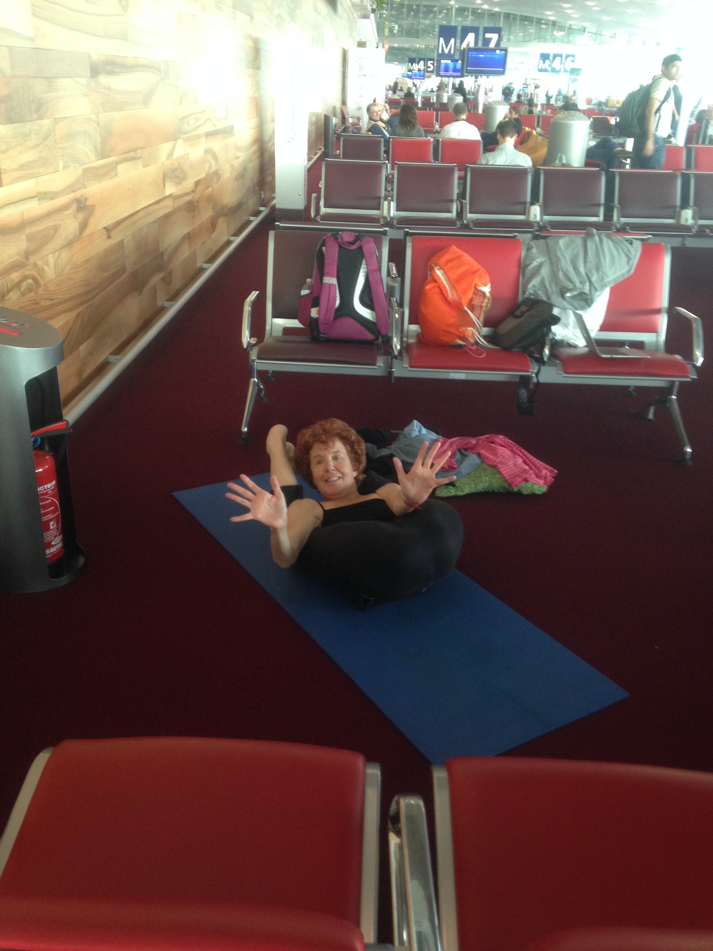 Annie in Airport